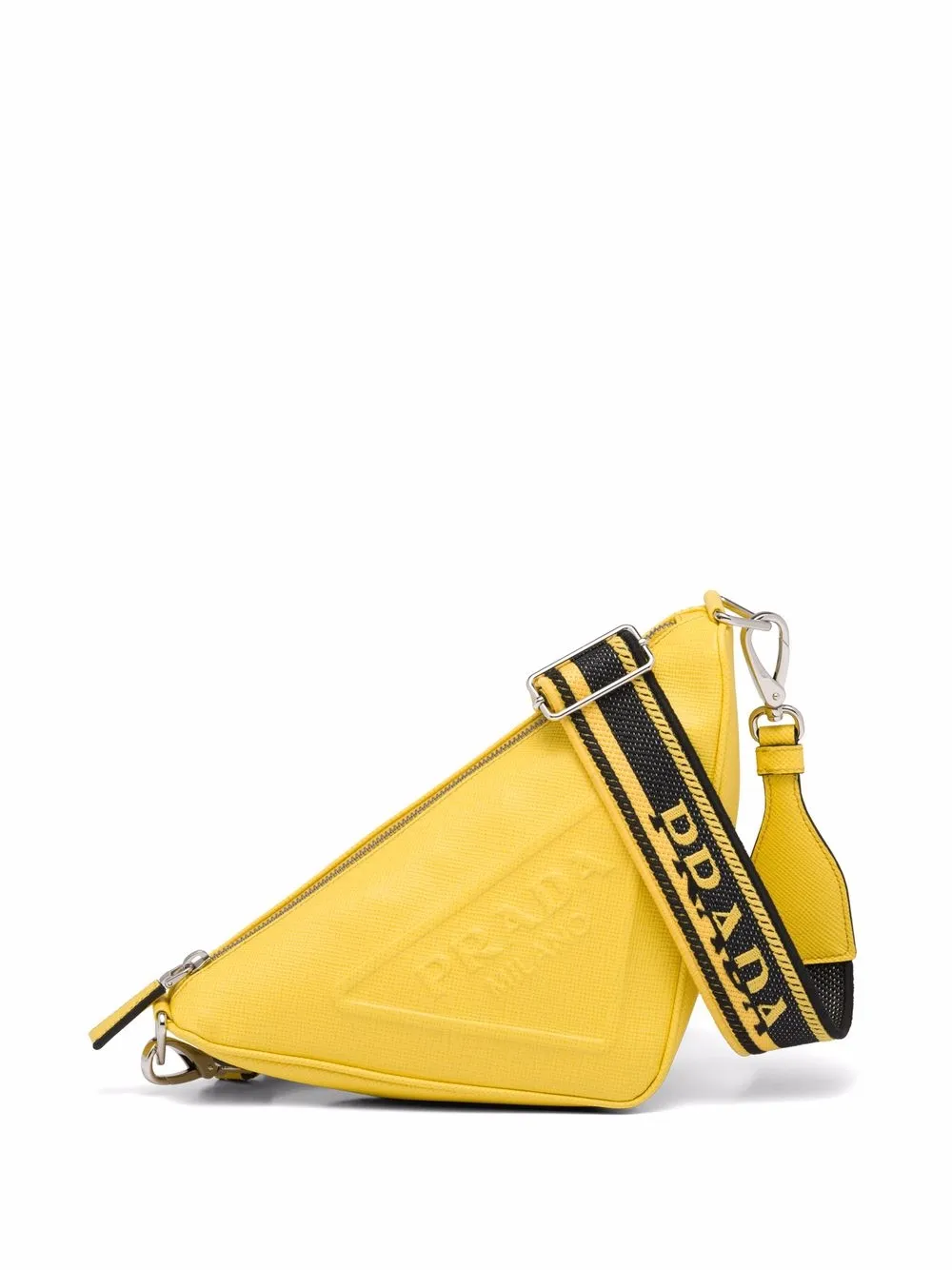 Prada Saffiano Leather Triangle Bag - Farfetch