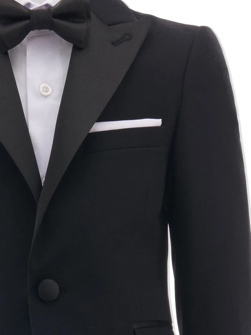  Moustache Anzug Mit Steigendem Revers   Schwarz 