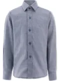 Moustache Oxford organic cotton dress shirt - Blue