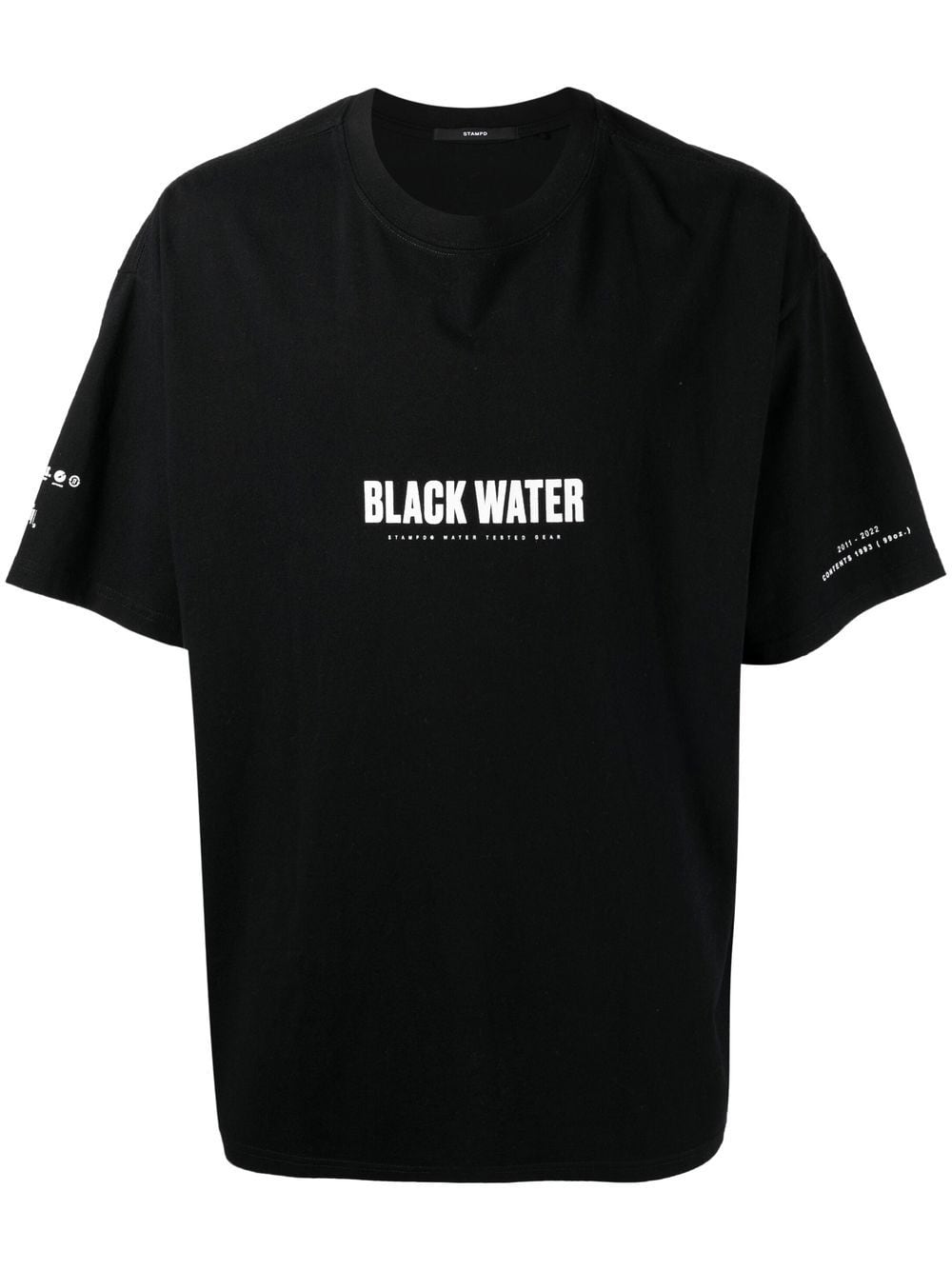 Black Water cotton T-shirt