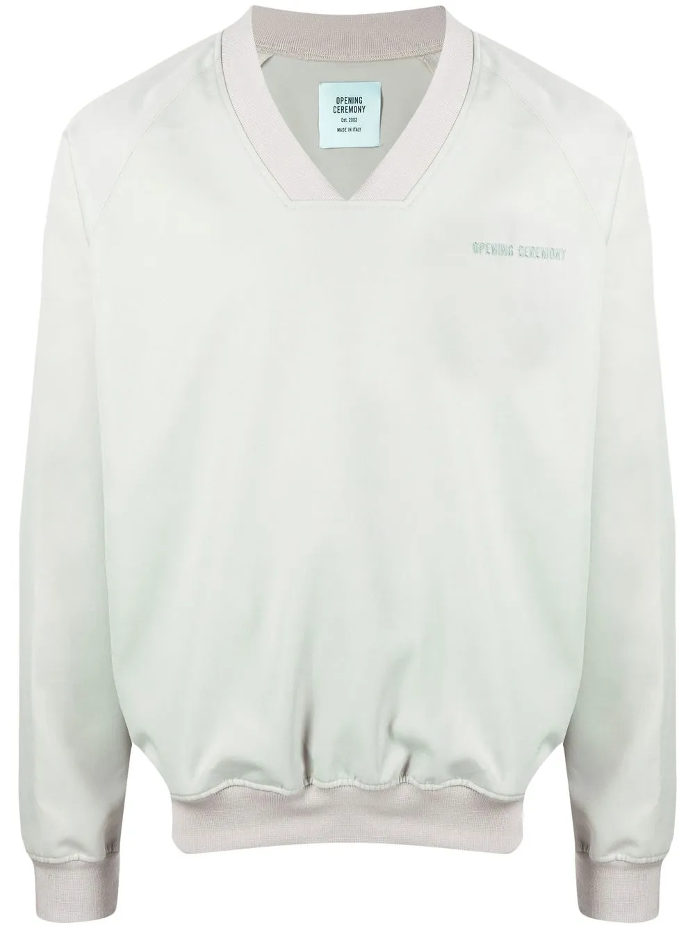 

Opening Ceremony logo-embroidered V-neck sweatshirt - Green