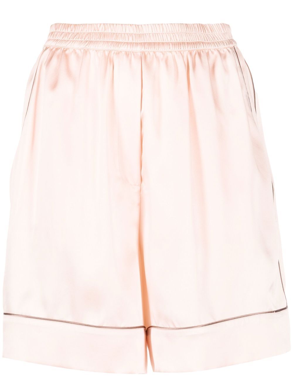 Dolce & Gabbana contrast-detail silk shorts - Pink