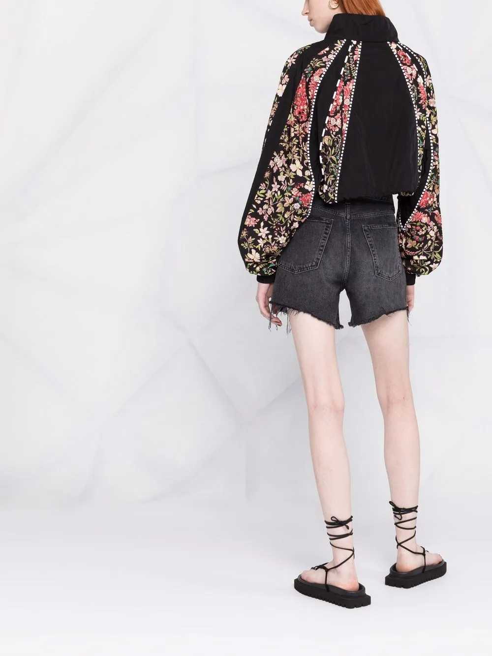 ETRO floral-pattern Cropped Jacket - Farfetch