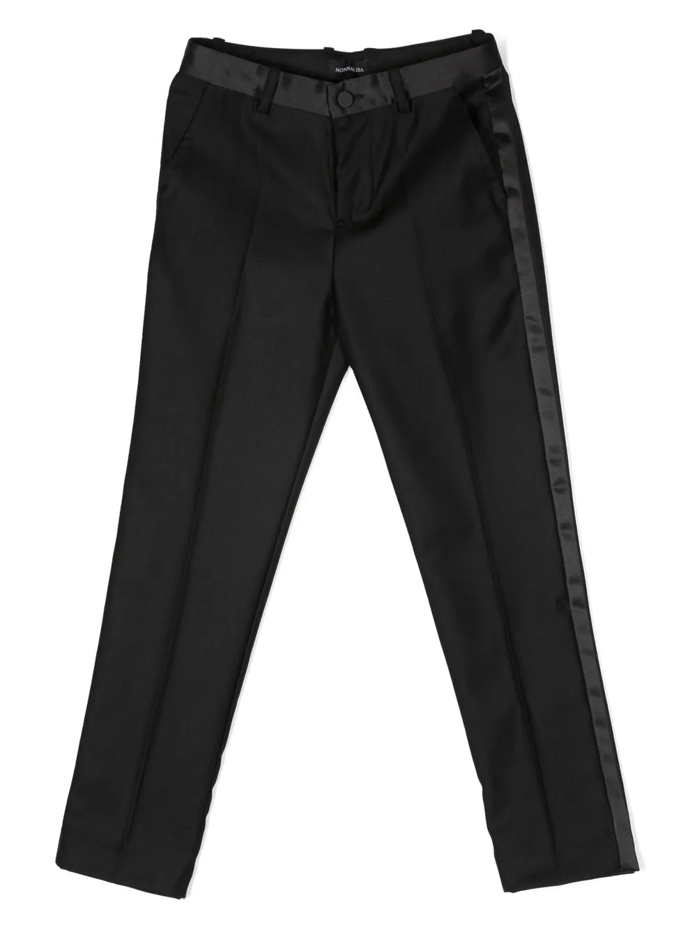 

Monnalisa pressed-crease tailored trousers - Black