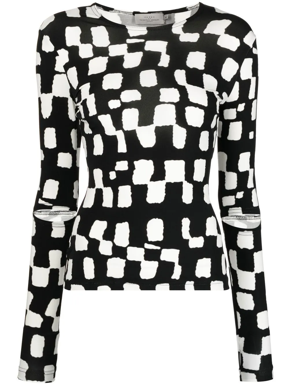 

Preen By Thornton Bregazzi top con estampado abstracto - Negro