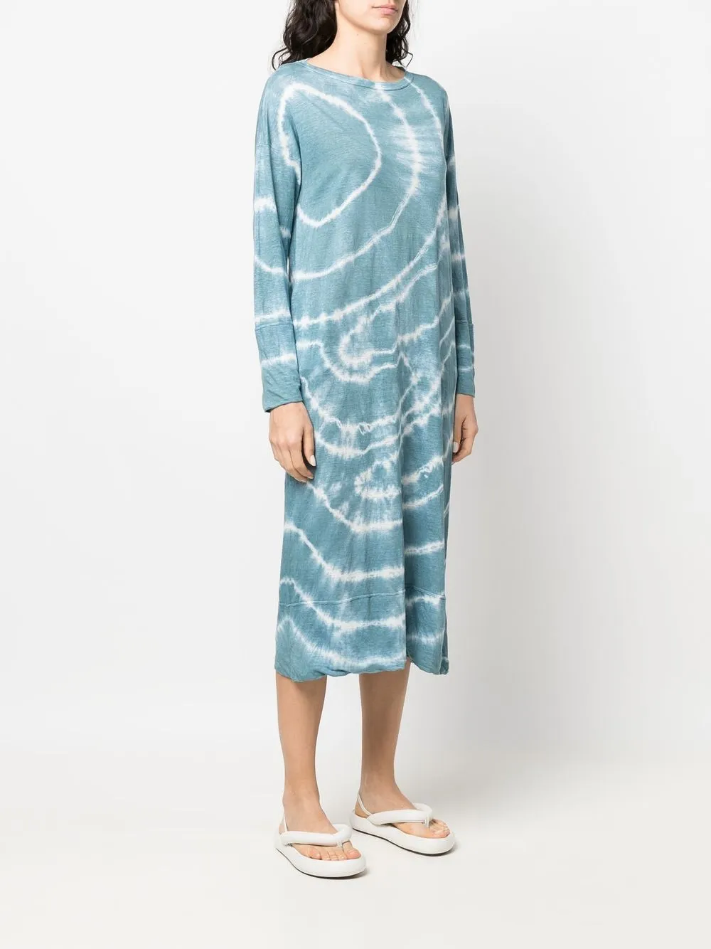 Avant Toi tiedye Linen Dress Farfetch
