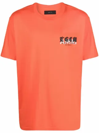 AMIRI logo-print Cotton T-Shirt - Farfetch
