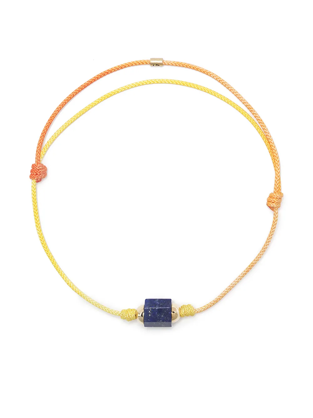 

LUIS MORAIS pulsera con motivo en lapislázuli hexagonal - Amarillo