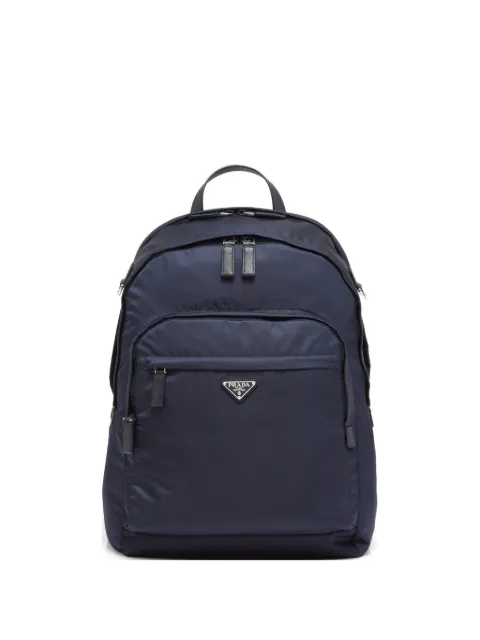 Prada Mochila Re-Nylon com logo triangular