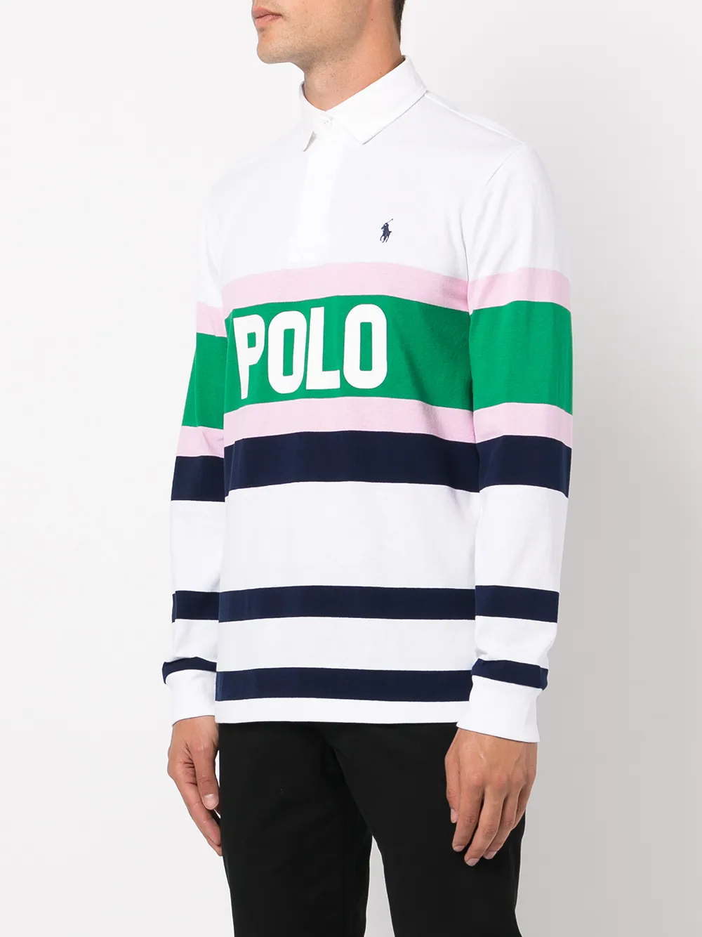 Polo Ralph Lauren logo-print Striped Polo Shirt - Farfetch