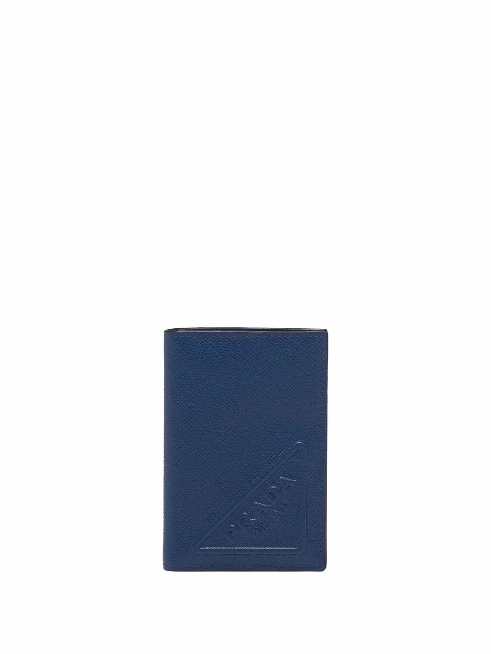 

Prada saffiano leather card holder - Blue