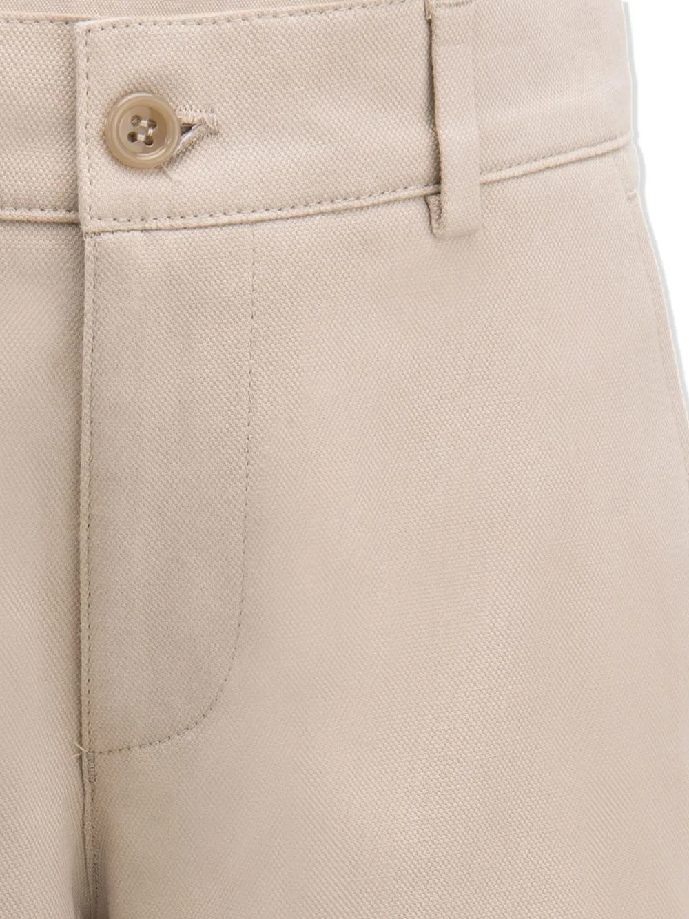 Moustache Tailored Knee-length Shorts - Neutrals 