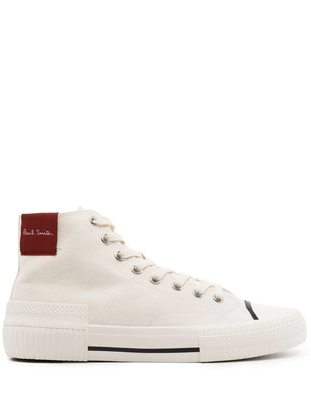 

Paul Smith tenis bajos con parche del logo - Blanco