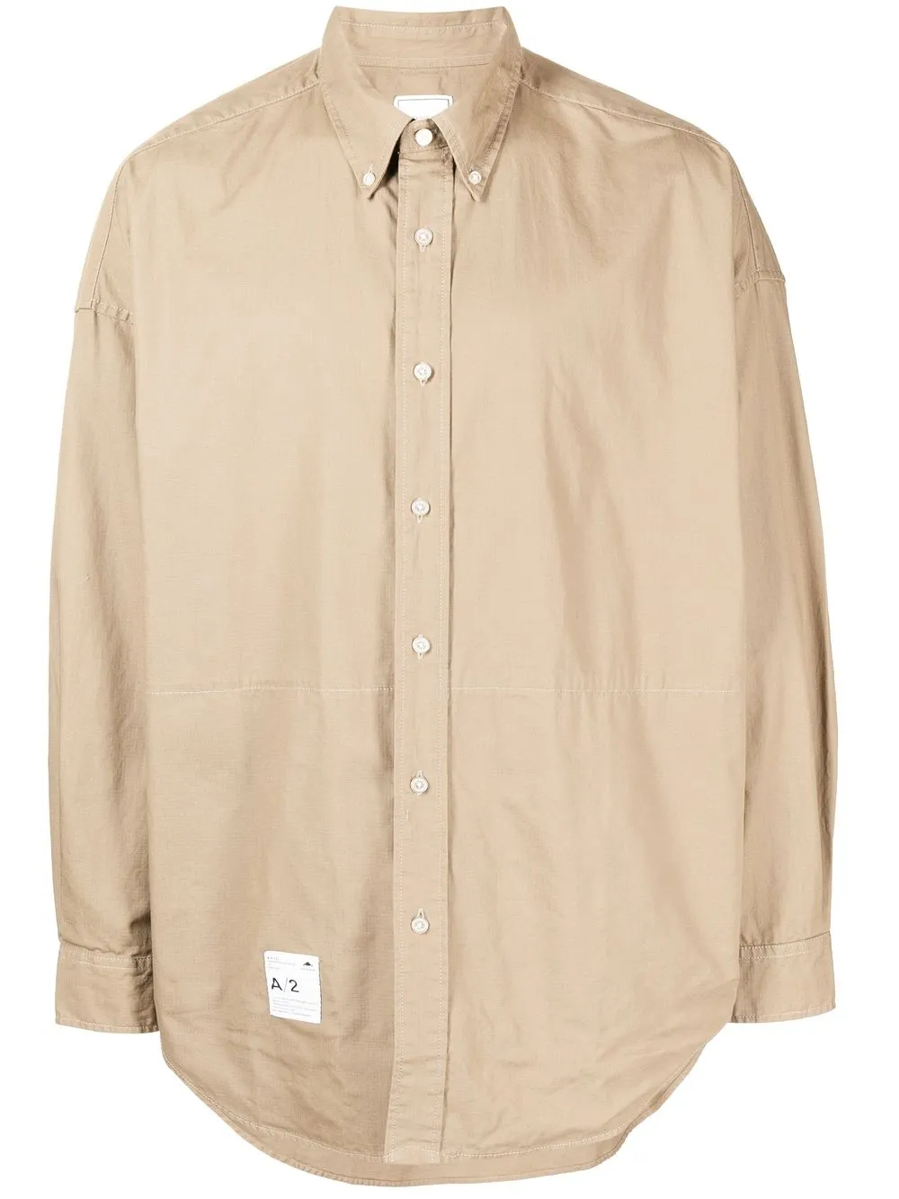 

CHOCOOLATE long-sleeve buttoned-collar shirt - Brown