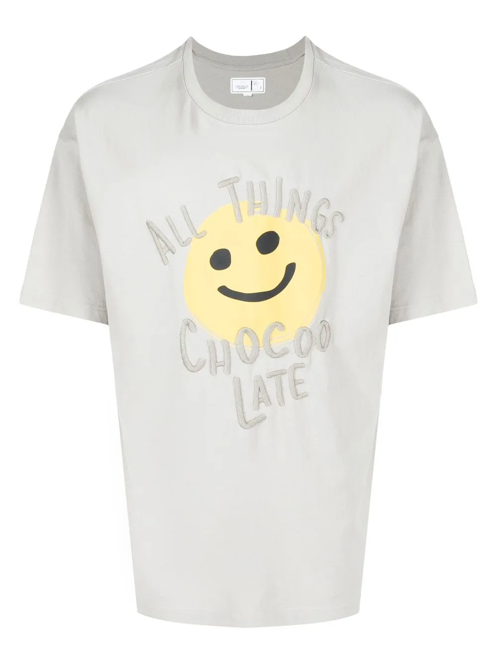 

CHOCOOLATE graphic-print short-sleeve T-shirt - Grey