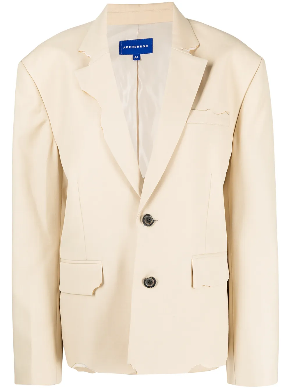 

Ader Error asymmetric edge blazer - Neutrals