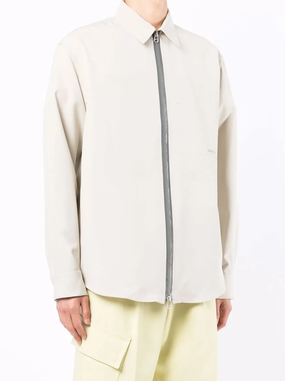 Ian zip-fastening shirt