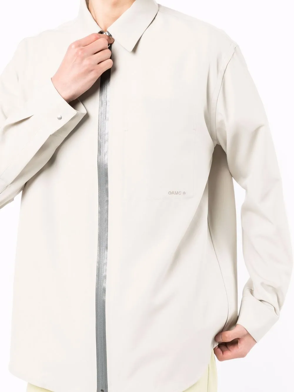 Ian zip-fastening shirt