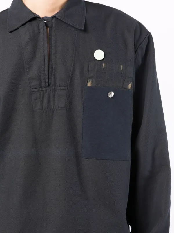 OAMC patch-pocket Detail Shirt | Black | FARFETCH JO