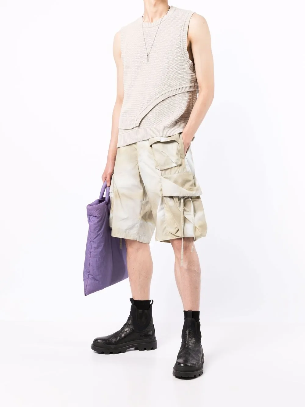 OAMC Puff wide-leg Cargo Shorts - Farfetch