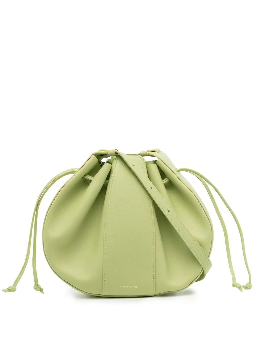 

Mansur Gavriel bolsa de hombro con cierre de cordones - Verde