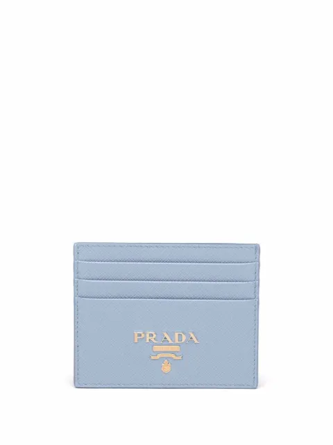 Prada logo lettering cardholder