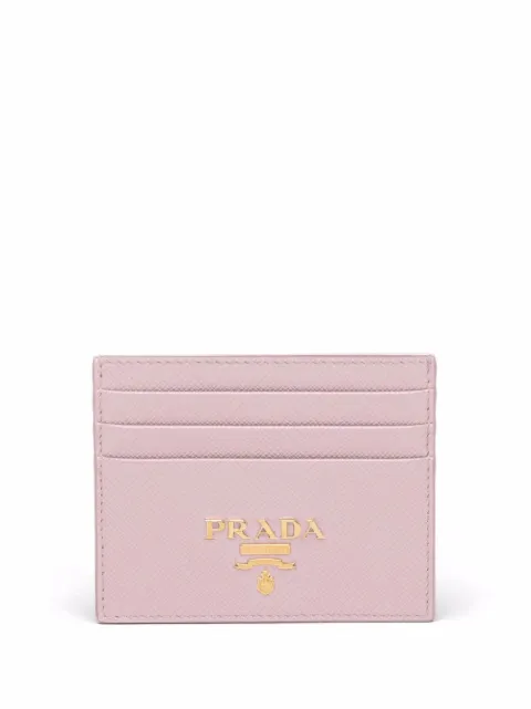 Prada logo lettering cardholder
