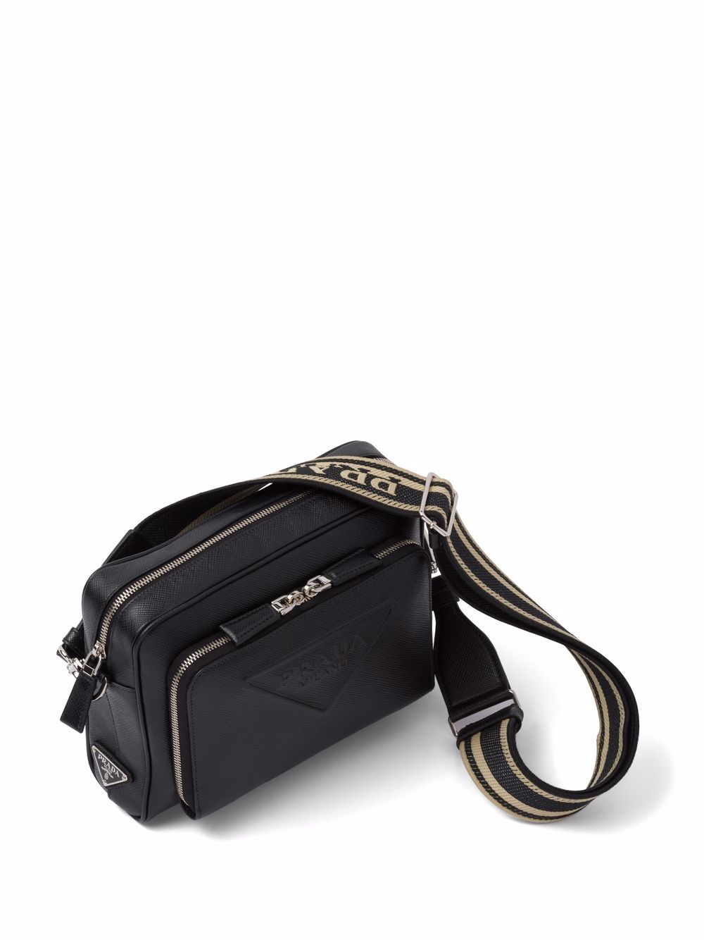 Prada logo-embossed Saffiano Leather Bag - Farfetch