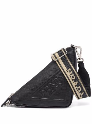 Prada Saffiano Leather Triangle Bag - Farfetch