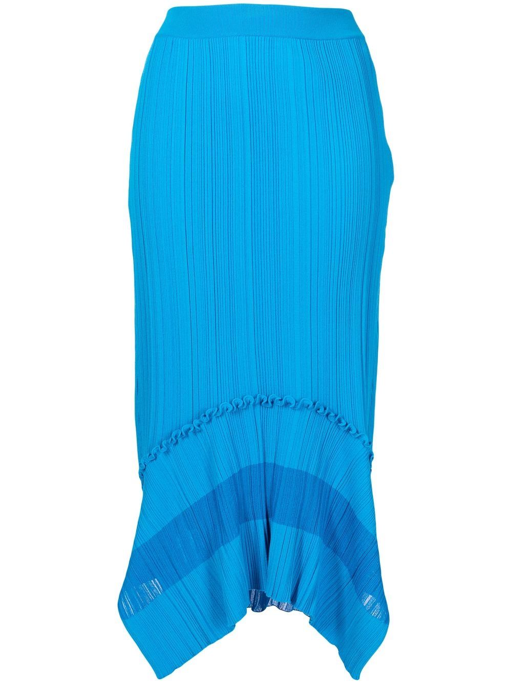 

Stella McCartney falda midi plisada - Azul