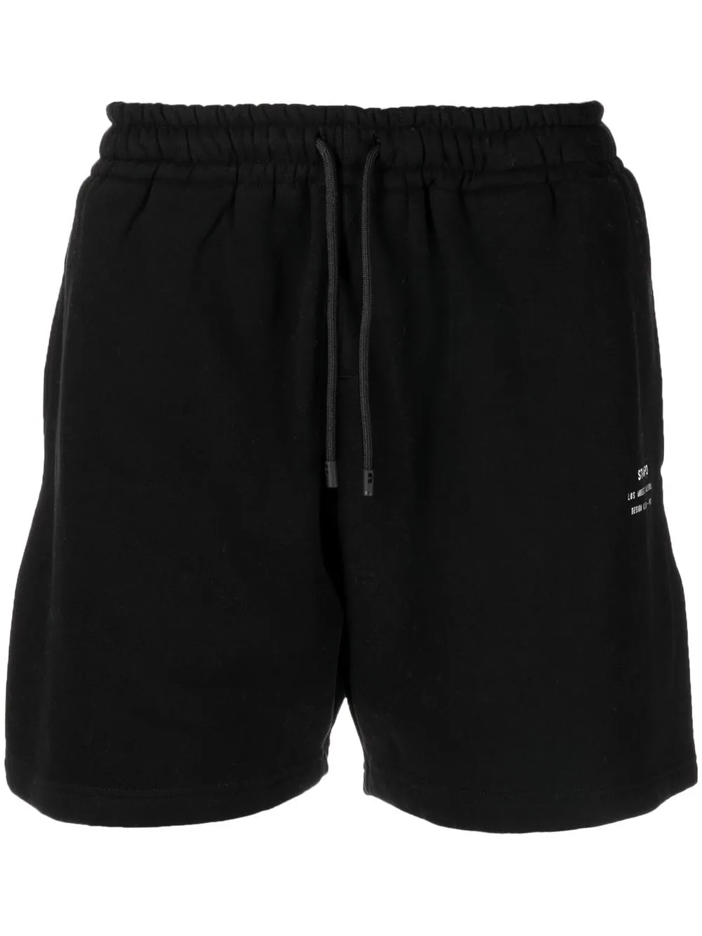 Stampd Logo-print Sweat Shorts In Schwarz
