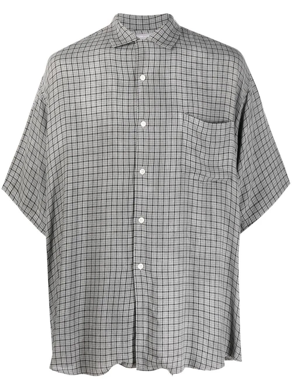 

Comme Des Garçons Pre-Owned 1990s check-print shirt - Grey