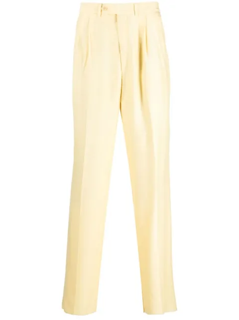 Pierre Cardin Pre-Owned 1980's 스트레이트 테일러드 팬츠