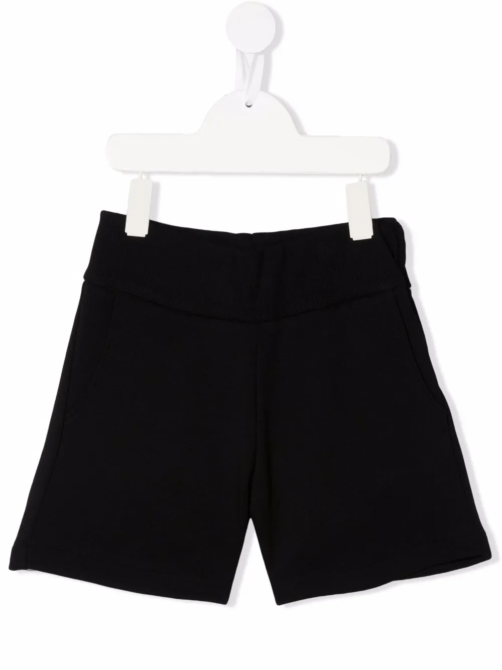 

Balmain Kids shorts con logo estampado - Negro