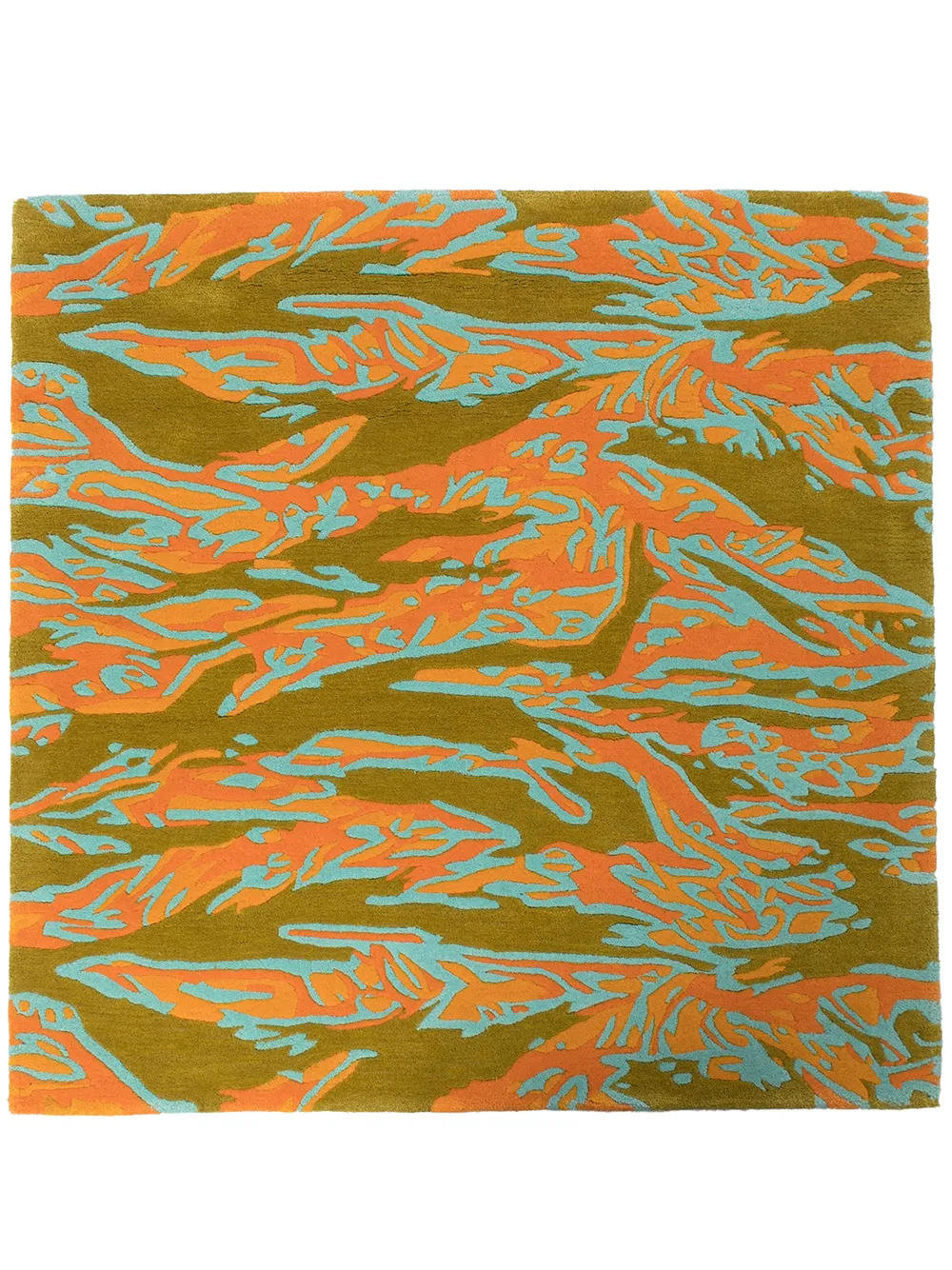 

Maharishi alfombra con estampado abstracto - Marrón