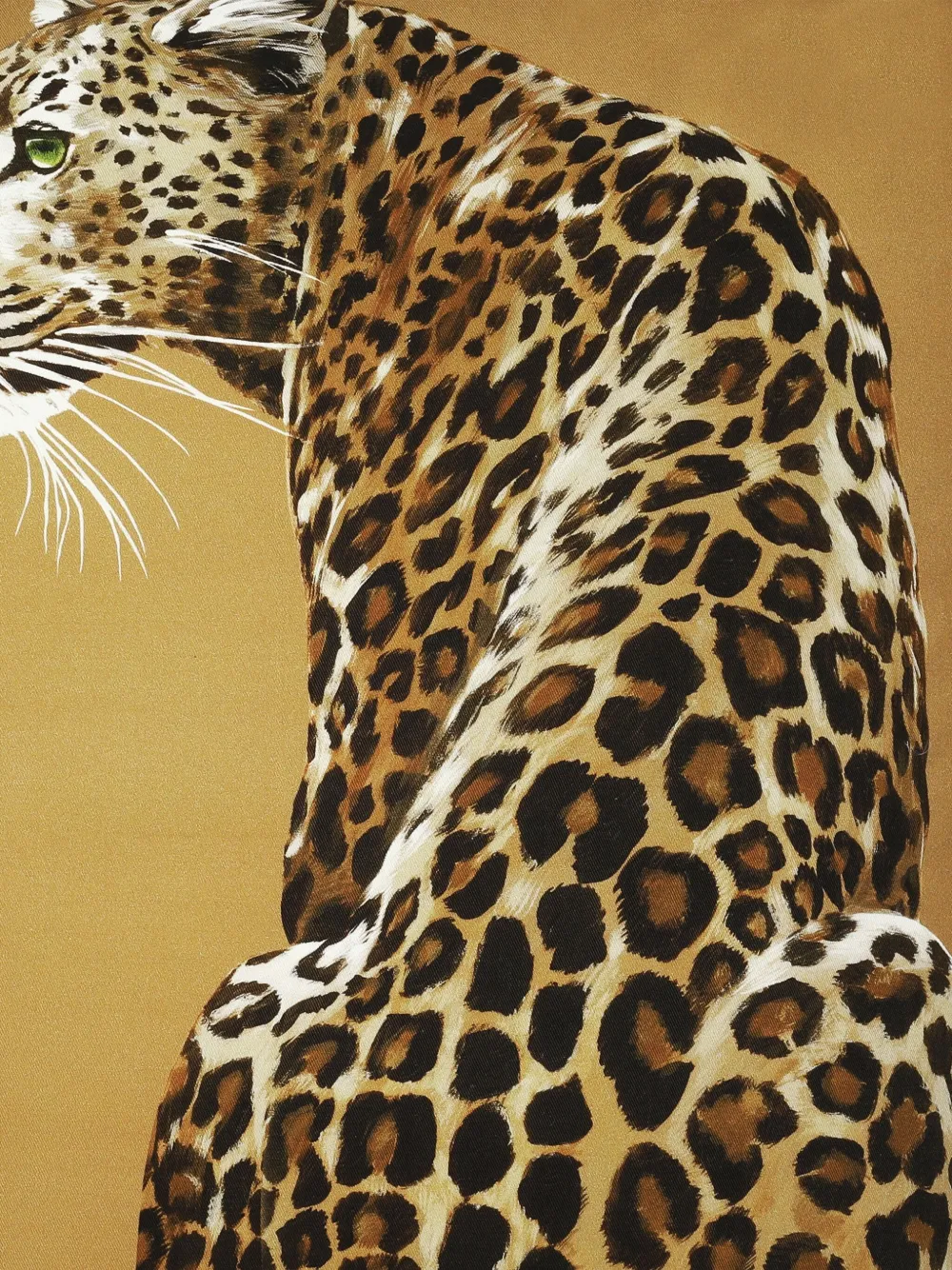 Dolce & Gabbana Leopard-print Cushion In Neutrals
