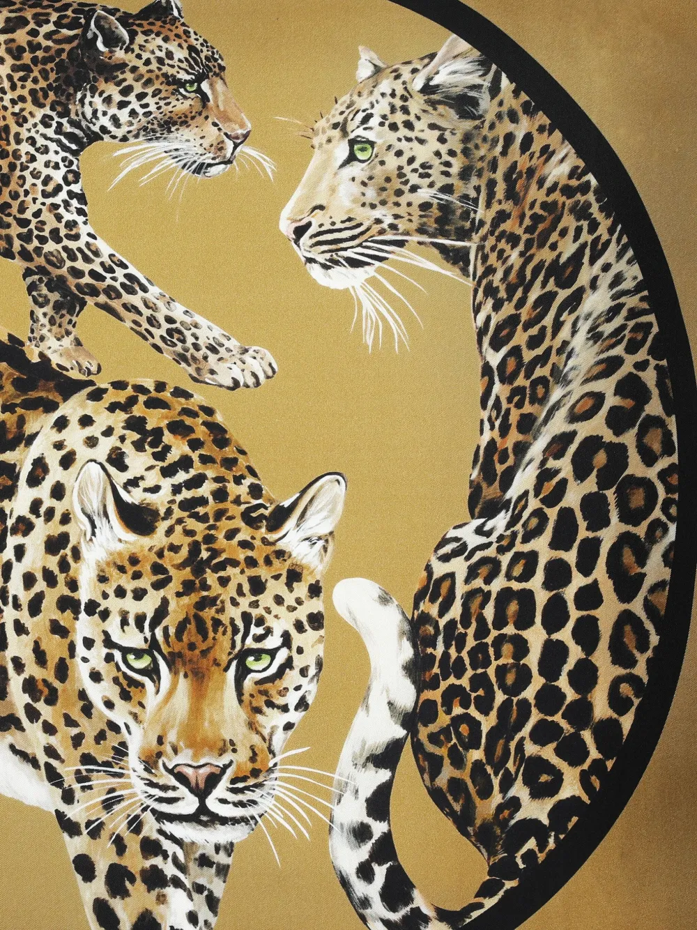 Dolce & Gabbana Leopard-print Cushion In Neutrals