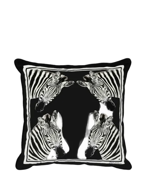 Dolce & Gabbana velvet large cushion