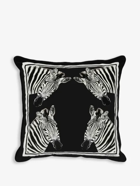 Dolce & Gabbana large velvet cushion