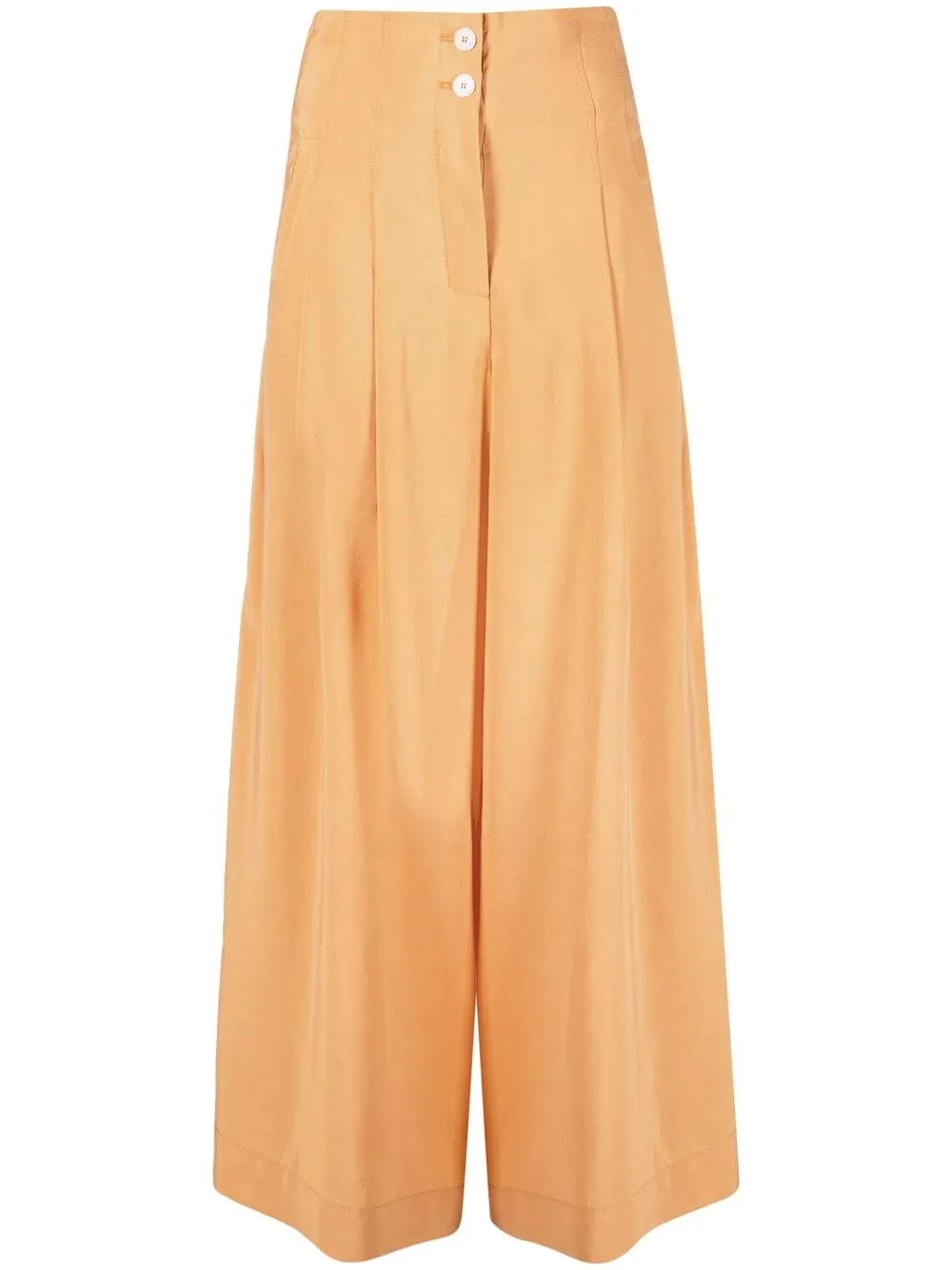 

Forte Forte lace-up flared trousers - Orange