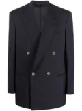 Pierre Cardin Pre-Owned 1990s double-breasted wool jacket - Blue