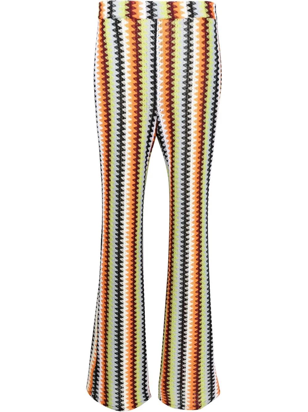 

Andersson Bell striped flared trousers - Orange