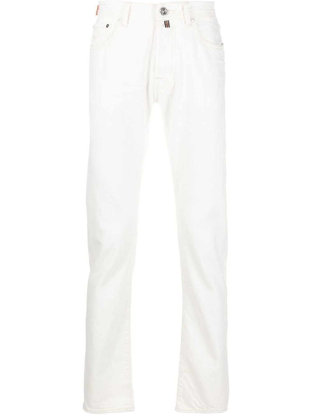 

Jacob Cohen jeans slim con bolsillos - Blanco