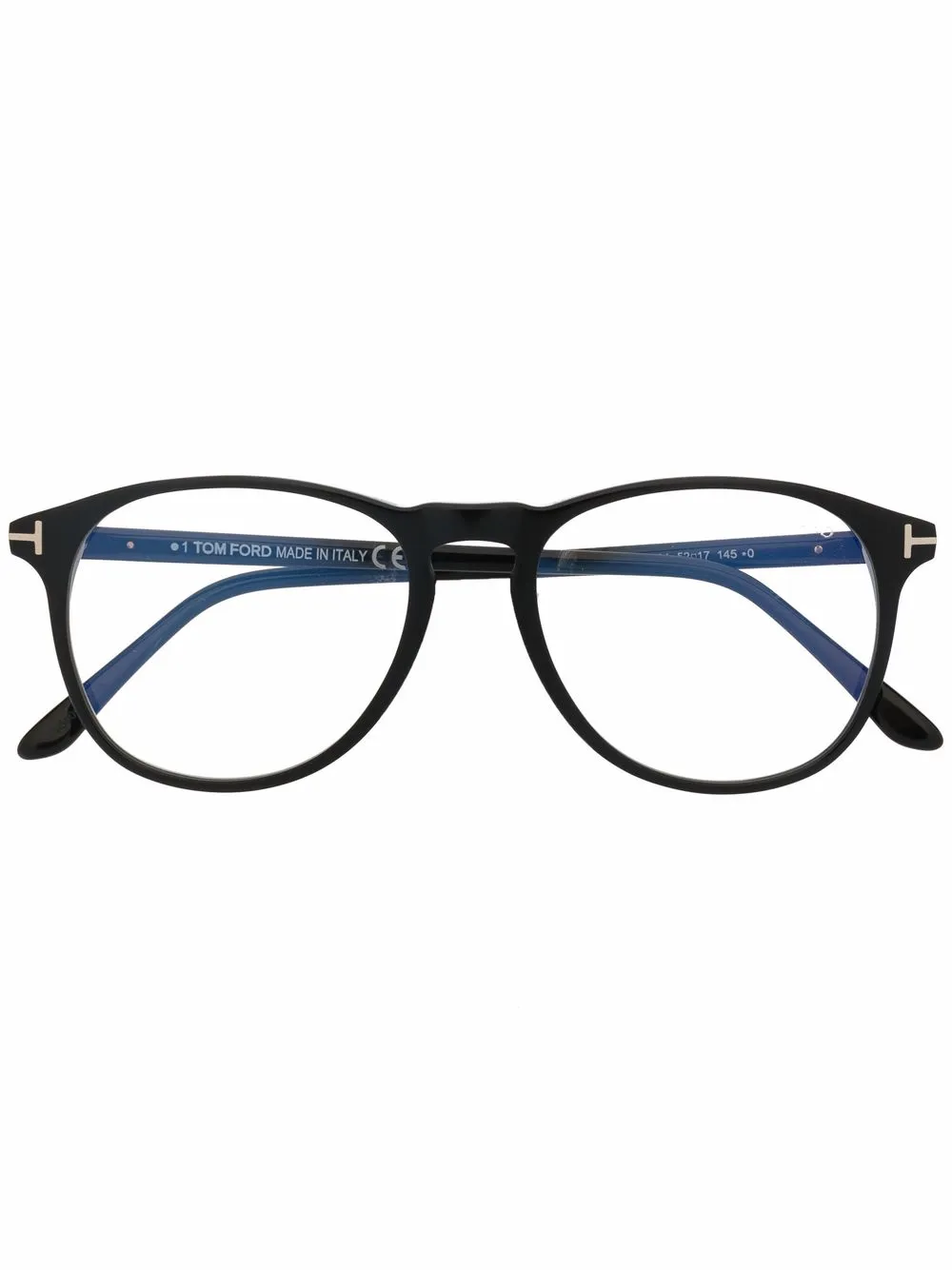 

TOM FORD Eyewear lentes con armazón redonda - Negro