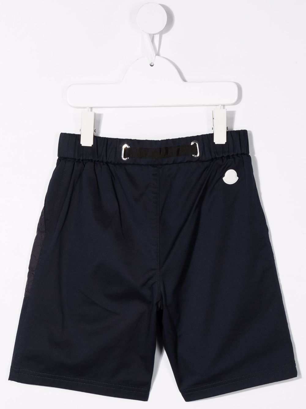 Moncler Enfant Shorts met ceintuur - Blauw