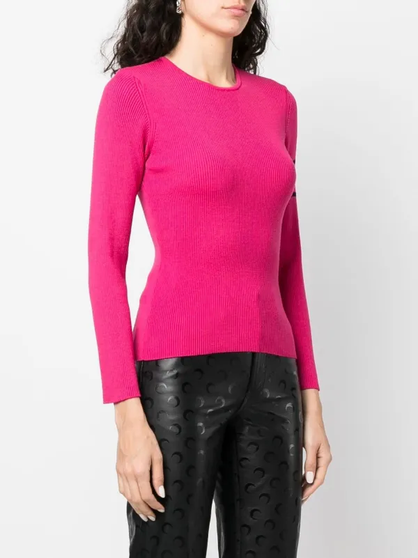scoop back jumper