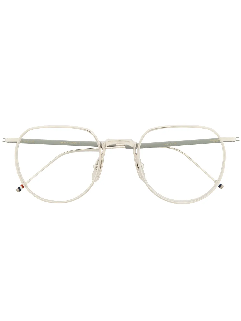 

Thom Browne Eyewear round frame glasses - Silver