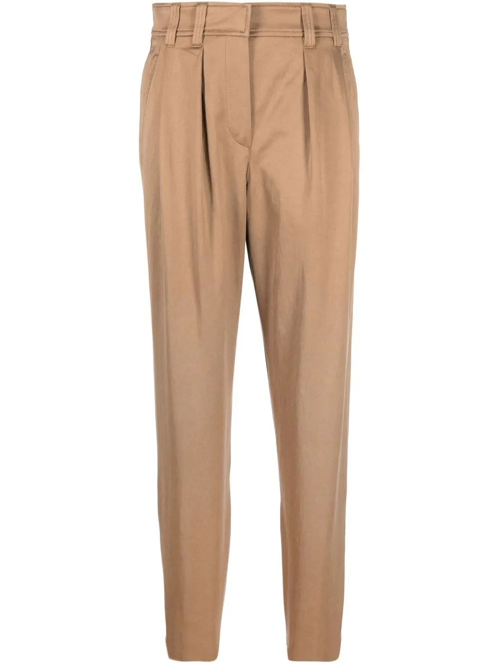 

Brunello Cucinelli high-waisted tailored trousers - Brown