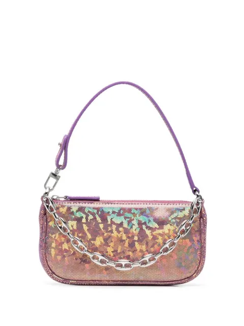BY FAR mini Rachel hologram shoulder bag