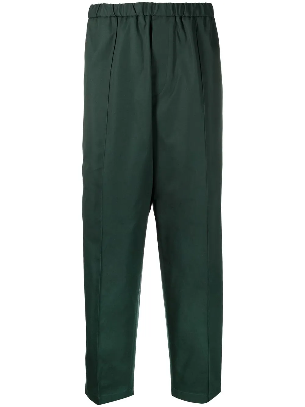 

Jil Sander pantalones holgados elásticos - Verde